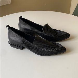 Jeffrey Campbell faux alligator loafers